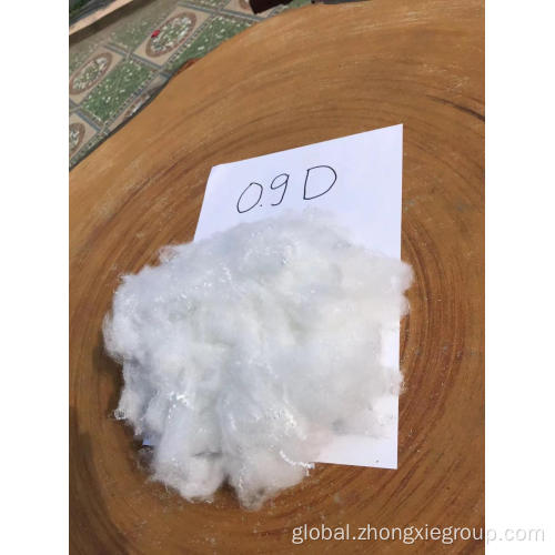 Hollow Micro Polyester Staple Fiber Polyester Micro fiber 0.8d for jacket filling Factory